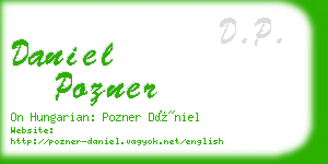 daniel pozner business card